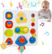 Adeokay Montessori Spielzeug ab 1 Jahr, 9 in 1 Baby Motorikspielzeug Sensorik Spielzeug Baby Spielzeug 1 Jahr Baby Würfel Spielzeug Busy Board ab 1 Jahr Kinderspielzeug ab 1 Jahr Activity Board