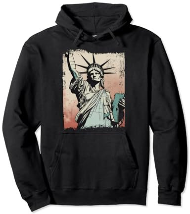 Freiheitsstatue Kostüm Liberty Statue New York Souvenir Pullover Hoodie