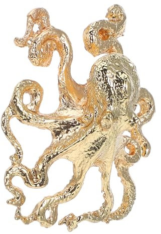 Veemoon Cabinet Knobs - Gold Coastal Marine Animals Decorative Drawer Wardrobe Knobs and Pulls - Zinc Alloy Golden