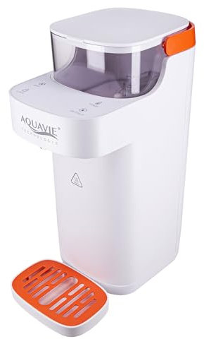 Aquavie Technology - OsmoBAR - Fuente de Agua purificada por ultrafiltración - Dispensador instantáneo de Agua templada y Caliente - Depósito de 1,1 L