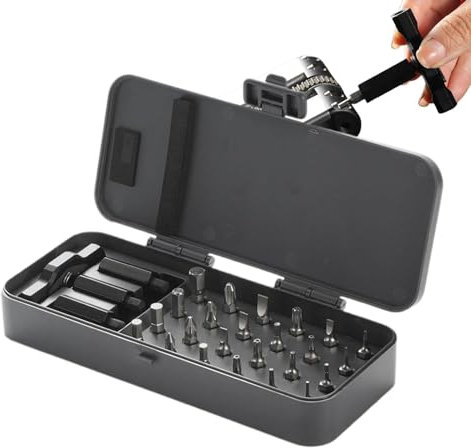 Ratchet Screwdriver Kit, Multifunctional Tool Set, Household Repair Kit, 24 in 1 Screwdriver with Multifunctional Wrench Sets for Electrical Appliances Repair Set (1 Set)