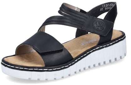 Rieker Damen Klassische Sandalen V1364, Frauen Sandalen