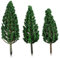 JEWEDECO 24 STK Kleiner Baum Modelleisenbahn Landschaft Mini-bäume Zum Basteln Modellbaum Bauen Modelllandschaftsbäume Eisenbahn Bäume Modell Zedern Grüner Landschaftsbaum Plastik
