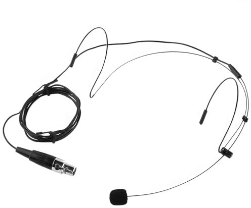 Noise-Canceling Mini Headset Mic With Xlr 4-Pin For Wireless Bodypack