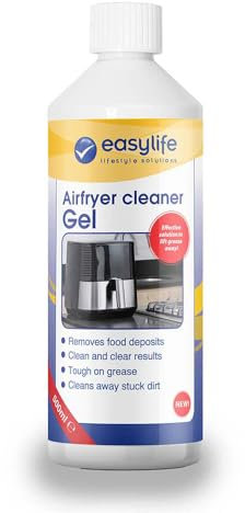 Easylife Air Fryer Cleaner Gel, Suitable for Use on Small and Large Air Fryers, Easy to Use Grease Remover, Essential Kitchen Cleaner, 500ml - Fully Guaranteed