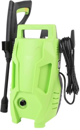 Elektrische Hochdruckreiniger, Tragbare Waschmaschine mit Wasserauslass und Einlassschlauch für Heimauto Im Freien Möbelgerätefenster, Automatische Waschmaschine Hochdruckauto