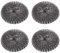 4-Pack Kettle Descaler Balls – Stainless Steel Limescale Remover, Reusable Anti-Scale Cleaning Balls for Kettles & Coffee Machines, Eco-Friendly