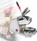 Tritaghiaccio elettrico con doppie lame in acciaio inox, alta efficienza, 85 kg all'ora, per uso domestico e commerciale
