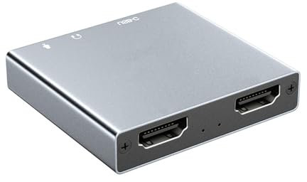 LLHCF 4K30Hz USB3.0 HDTV Video Capturing Device Offer Stable Performances &Stereo Sound For Both Men And Women Metal Shell