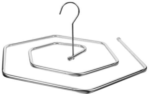 VICASKY Spiral Wäschebügel Edelstahl Langlebig Multifunktional Für Decken Und Bettlaken Großer Platzsparender Deckenaufhänger