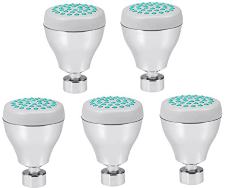 Uonlytech 5 Pezzi Soffione Doccia Bagno Soffione Doccia Risparmio Acqua Irrigatore Multifunzionale Per Interni