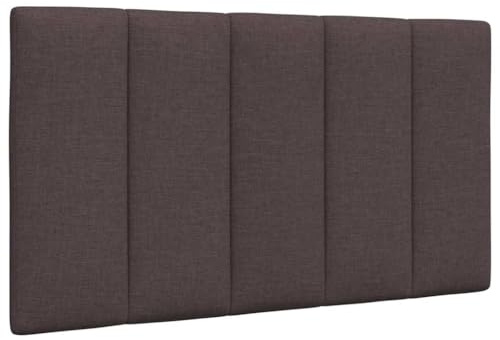 Owoxanthellate Bett Kopfteil Polster Hanko Dunkelbraun 80x45 cm aus strapazierfähigem Polyester mit Klett-LED-Halterung und Wandbefestigung Modernes Design für Schlafzimmer und Gästezimmer