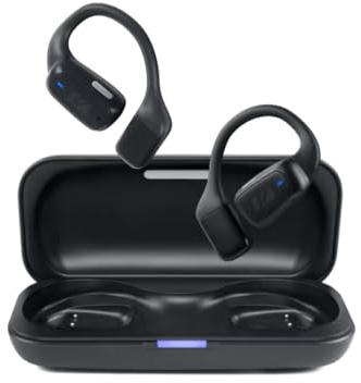 MUSE M-228 AC Open-Ear Bluetooth-Kopfhörer 5.4 mit Ladecase & USB-C | Offene Ohrhörer mit Luftleitung, bis zu 24 Std. Akkulaufzeit & 8 Std. pro Ohrhörer – kabellose Earbuds mit integriertem Akku