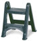 Rubbermaid 4209 Ct9 A Bottomline EZ Schritt 2-stufigen Klapphocker, 2, grau