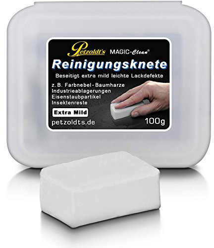 Petzoldts weiße Profi-Reinigungsknete Magic-Clean, extra mild bei der Lackreinigung