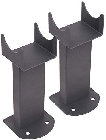 NRG Floor Mounting Radiator Leg Kit for Oval Column Designer Radiator Anthracite