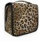 CaTaKu Trousse de toilette multifonction motif léopard abstrait - Trousse de maquillage portable étanche - Sac de voyage à suspendre - Pour homme et femme