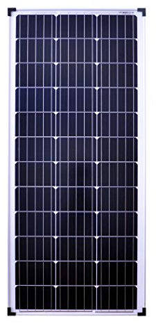 solartronics Panneau solaire monocristallin 100 W 1200 x 540 x 30 mm Panneau solaire monocristallin 5 barres de bus 12 V