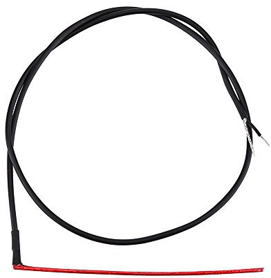 Bnineteenteam Micro de Pont de Guitare, Micro piezo 1 Pouce Sensible pour Guitare Folk/Classique Micro Guitare Piezo Rouge