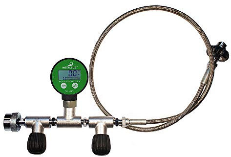 METALSUB Lyre de Transfert d'oxygène Connexion NEVOC avec manometre (100 cm)
