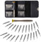 Tournevis Précision Kit,25-in-1 Mini Kit de Torx Tournevis Clés Allen Outils de Réparation pour iphone Portable Laptop Montre Bijoux Jouets Lunettes macBook