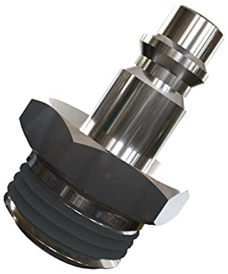 Raccord d'air comprimé en acier Euro 1/2'' AG, auto-scellant, Embout Air Comprimé