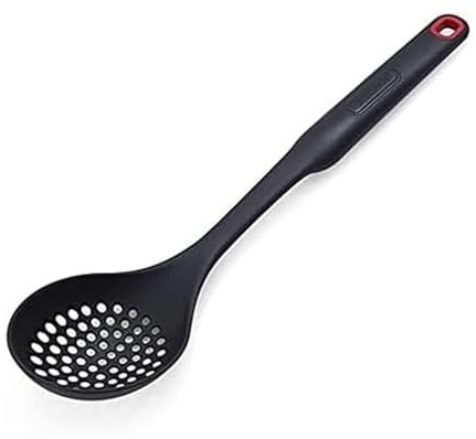 Farberware Classic Nylon Slotted Spoon for Cooking, Heat Resistant Kitchen Utensil for Pasta, Vegetables and More, Dishwasher Safe, Black