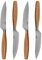 BOSKA Steakmesser-Set Oslo+ / 4er-Set/Edelstahl-Messerset/Zum Schneiden von Fleisch(ersatz), Fisch, Gemüse/Non-stick/Europäisches Eichenholz