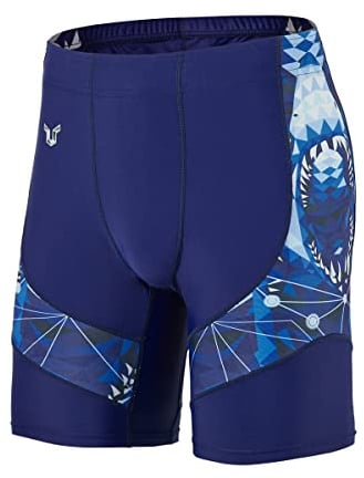 HUGE SPORTS Maillots de Bain Compétition Jammers Homme Boxer de Bain Long