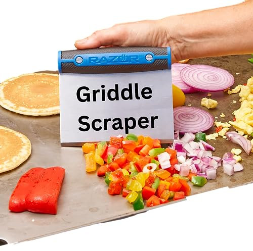 RAZOR Griddle Chopper and Scraper | 08805RZ| Ultimate Camp Cooking Companion | Enhance Your Blackstone Griddle Experience