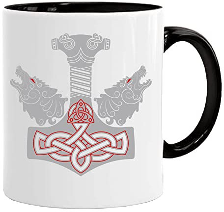 Acen Merchandise Hammer of Thor Mug | Coffee Tea Mug for Breakfast/Birthday Presents for Dad/Uncle/Mam