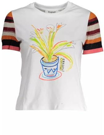 Desigual Damen Ts_Jarron 1000 T-Shirt (1er Pack)