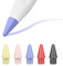 TiMOVO 5 Stück Spitzen Kompatibel mit Apple Pencil Pro/1st/2nd Gen/USB-C, Hochempfindlich iPencil Präzise Ersatzspitzen, Stylus Pen Spitze für iPad Pro/Air/Mini Pencil, Schwarz/Rot/Rosa/Gelb/Lila