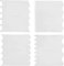 Rico Design Effektspachtel Set 4 Stück grob oder fein 8 cm x 7,5 cm Basteln Spachtel spachteln Strukturpaste Grob