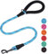 VIVAGLORY Hundeleine Roperex Leine Hund, Hundeleine Führleine mit Gepolstertem Griff & Schlaufe für Hausleine Joggingleine, Extra Stark & Starke für Hunde, 120 x 1.2cm, Blau