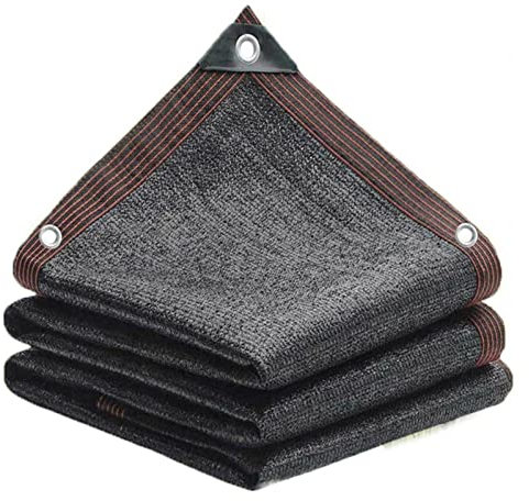 Filet d'ombrage pour Serre Toile Ombrage Voile d Ombrage Serre Voile Ombrage 5x5 Filet D'intimité, Balcon Pergola, Tissu D'ombrage Terrasse Jardin Patio,black-2x3m