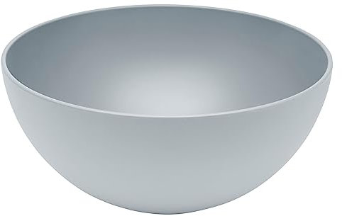 Magu Natur-Design Schüssel Grau Ø 30 cm aus einem Polymer aus natürlichen Materialien Servierschüssel Salatschüssel Obstschale