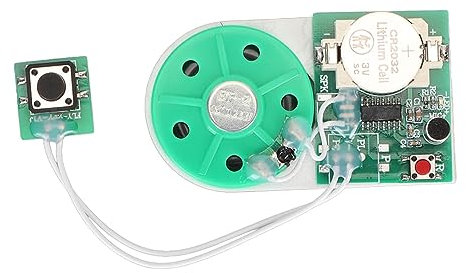 Aufnehmbares Sprachmodul, 25-Minuten-Sprachaufzeichnungsmodul, Tonaufzeichnungs-Tasten-Sprachwiedergabemodul, Unterstützt MIC-PC-Telefonaufzeichnung für DIY-Grußkarten