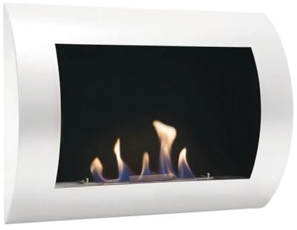 Ocean - Bio-Wandkamin Weiß