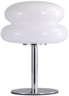 Spacnana Niedliche Tischlampe aus Glas in Tortenform für den Schlafsaal, Weiches Licht, Energieeffiziente USB-Schreibtischlampe für Mädchen (USB-Knopfschalter)