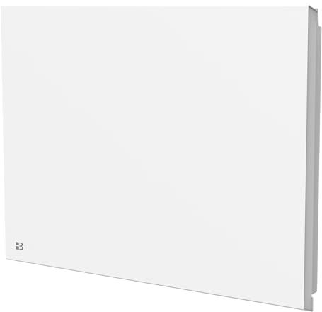 BESTHERM - Radiateur électrique fixe connecté WIFI à inertie sèche céramique 1000W Bestherm NESSA CONNECT horizontal blanc