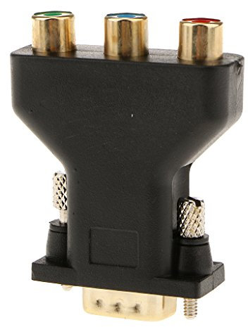 Adattatore convertitore da VGA a RGB RCA - Nero