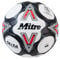 Mitre Delta Football | Highly Durable | Enhanced Accuracy and Consistency, White/Black/Bib Red, 4