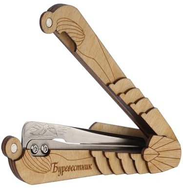 Shamanicshop Professionelle jüdische Harfe / Shearwater Hard - Holzkoffer, hervorragender Klang