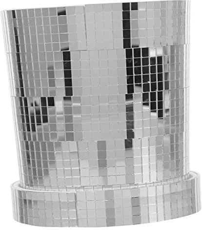 Milisten Support De Plantation De Fleurs Cache-Pot Disco Pot De Jardinière Récipient à Fleurs De Pépinière Pot De Pépinière Miroir Pot De Fleur Pot De Plantation Ménage Plastique