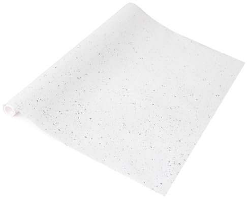 Self Adhesive Vinyl Wrap Film for Kitchen Doors and Worktops dc fix White Granite Quartz Matt (67.5CM, 1M)