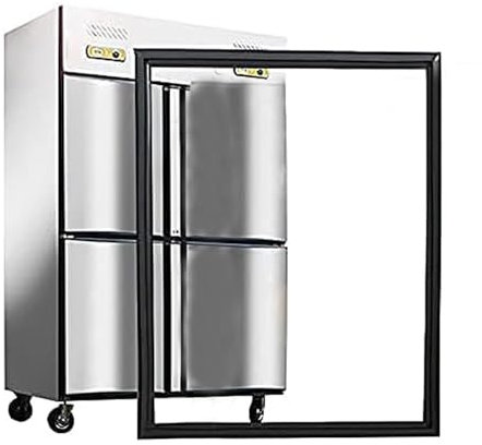 NBEST Custom Universal Freezer Door Magnetic Gasket Seal Part Replaces,Door Seal for Cooler or Freezer,Black