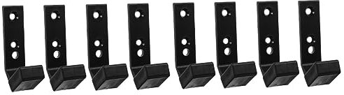 BESPORTBLE 8 STK Hantelständer Power-Rack-Zubehör barra J-Haken Power Rack Wandstange Fitness-Zubehör Wandaufhänger Kleiderständer robust Fitnesszubehör zum Gewichtheben Hantelscheibenhalter