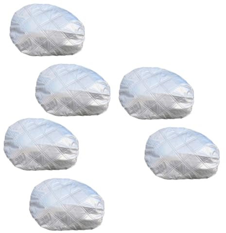 SOLUSTRE 3paare Auto Seitenspiegel Abdeckung Wasserdichter Und Schneeschutz Für Rückspiegel Silber Auto Außenspiegel Schutzfolie Für Fahrzeugtypen