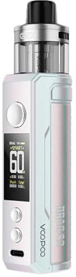 DRAG S2 - VOOPOO Drag S2 Kit 60W Vape 2500mAh Akku 5ml PNP-X Pod (PNP X 0,2Ω + PNP X 0,3Ω Spule) DTL E-Zigaretten-Verdampfer - Ohne Nikotin (Colorful Silver)